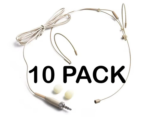 10x microfono cuffie - 10x,
